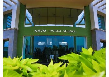 SSVM World School Building Image