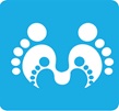 Footprints Preschool And Day Care Creche,  B 1051 Logo